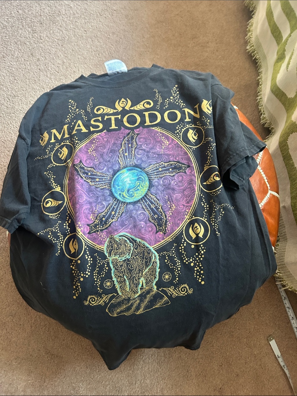 Mastodon 🌌 | Hanes Heavyweight Black Crewneck Graphic Tee - Picture 6 of 7